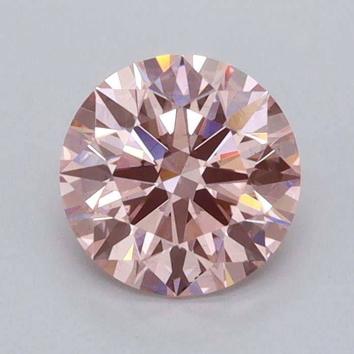 1.01 carat fancy vivid  pink VS2 ID Cut IGI round diamond