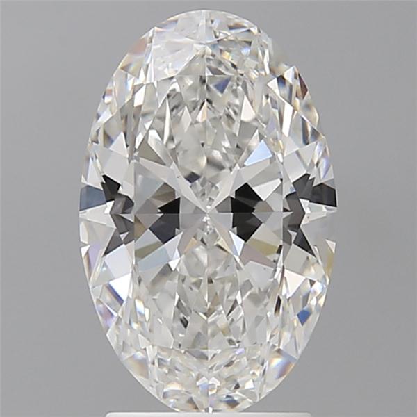 2.59 ct. oval Lab Grown Diamond front image