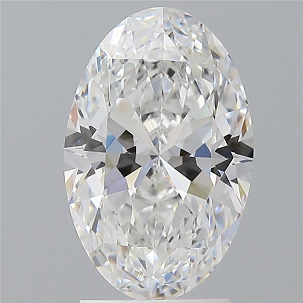 2.58 ct. oval Lab Grown Diamond front image