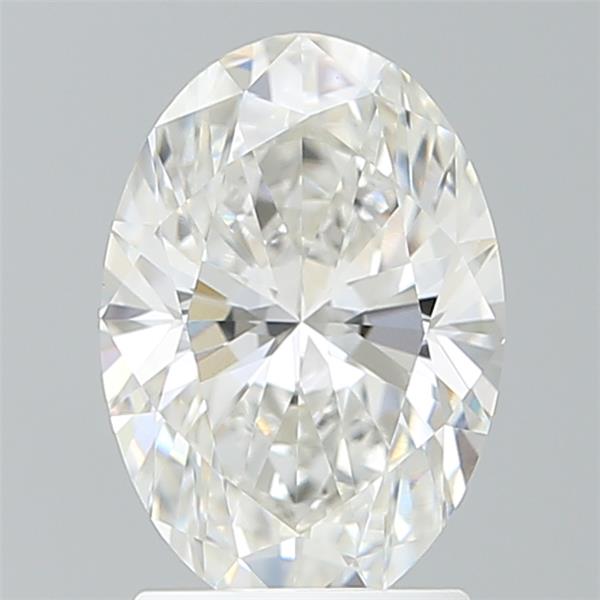 2.10 ct. oval Lab Grown Diamond front image