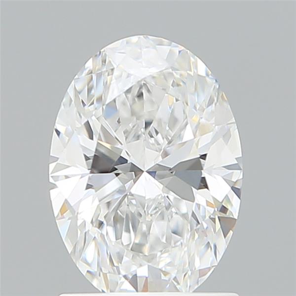 1.38 ct. oval Lab Grown Diamond front image