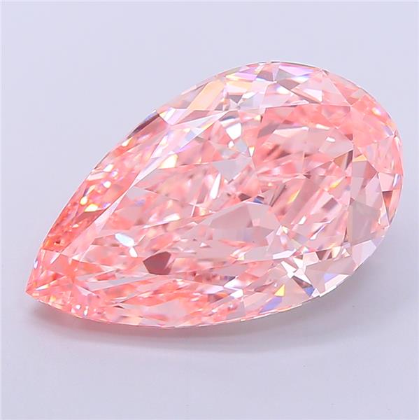 7.77 ct. pear Lab Grown Diamond front image