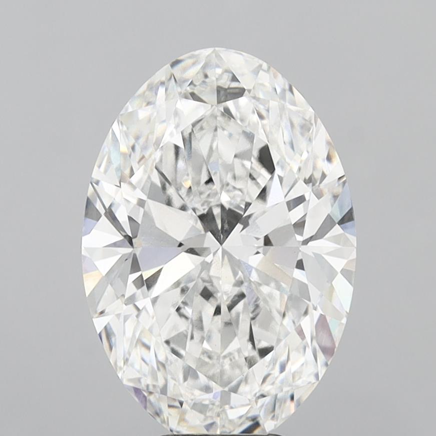 8.10 ct. oval Lab Grown Diamond front image