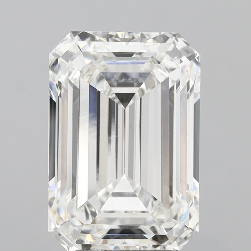 7.01 ct. emerald Lab Grown Diamond front image