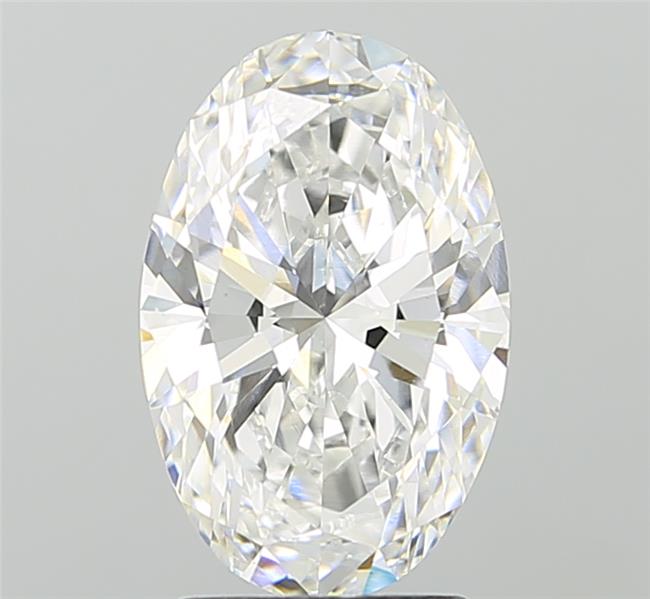 6.76 ct. oval Lab Grown Diamond front image