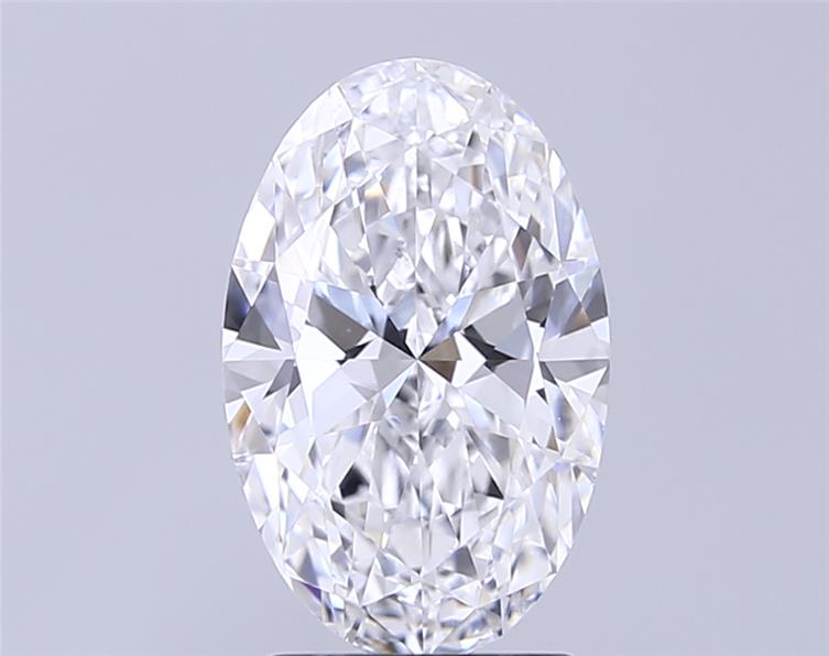 2.75 ct. oval Lab Grown Diamond front image