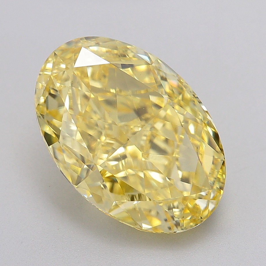 6.03 ct. oval Lab Grown Diamond front image