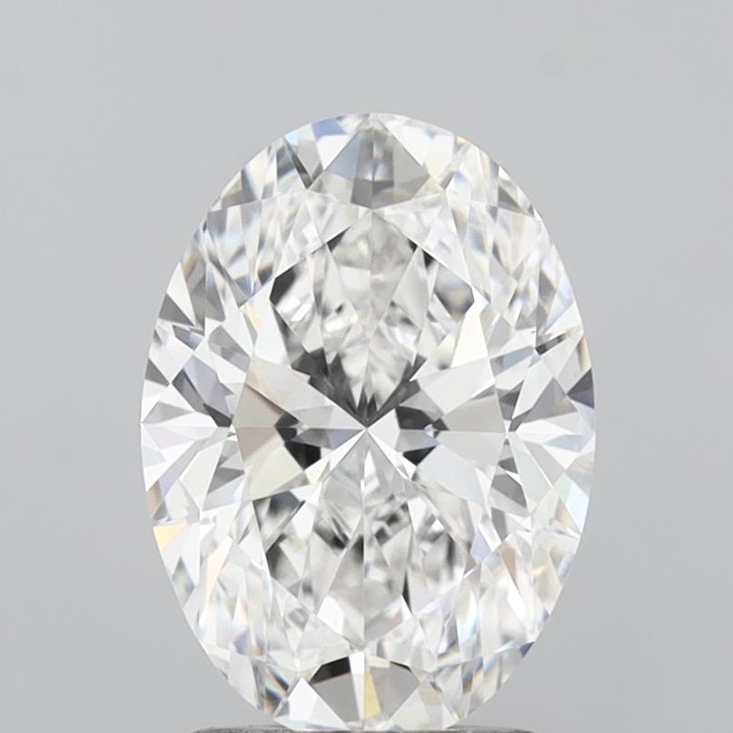 2.01 ct. oval Lab Grown Diamond front image