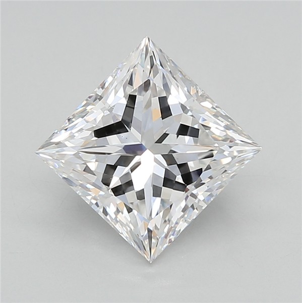 2.54 ct. princess Lab Grown Diamond front image