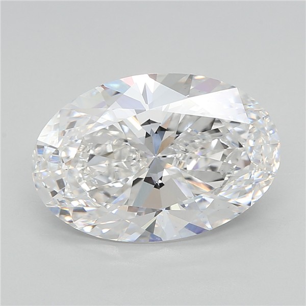 5.09 ct. oval Lab Grown Diamond front image