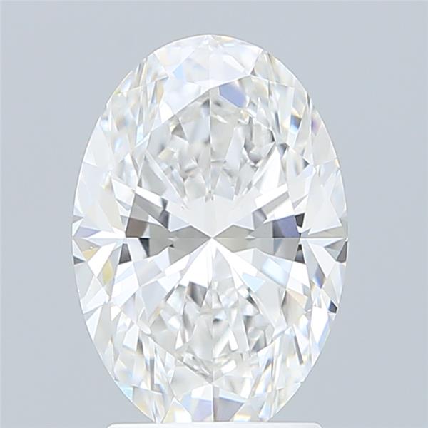 2.57 ct. oval Lab Grown Diamond front image