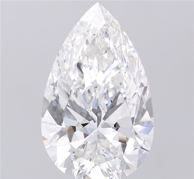 7.04 ct. pear Lab Grown Diamond front image