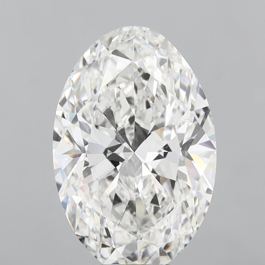 7.04 ct. oval Lab Grown Diamond front image