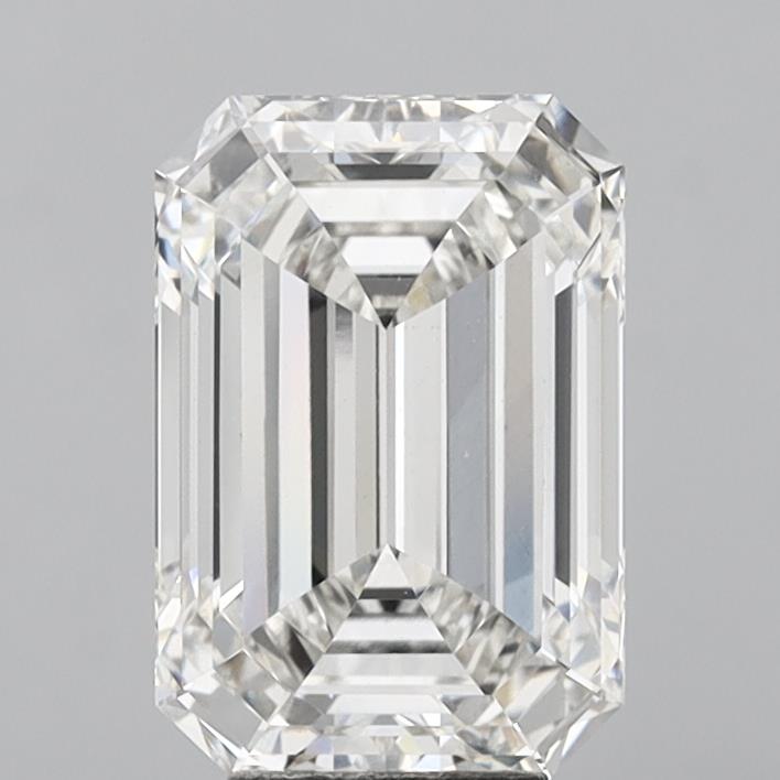 6.11 ct. emerald Lab Grown Diamond front image