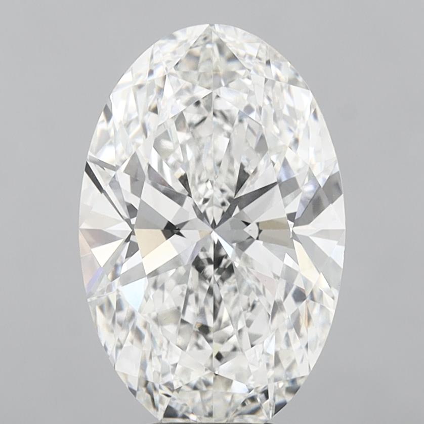 7.10 ct. oval Lab Grown Diamond front image