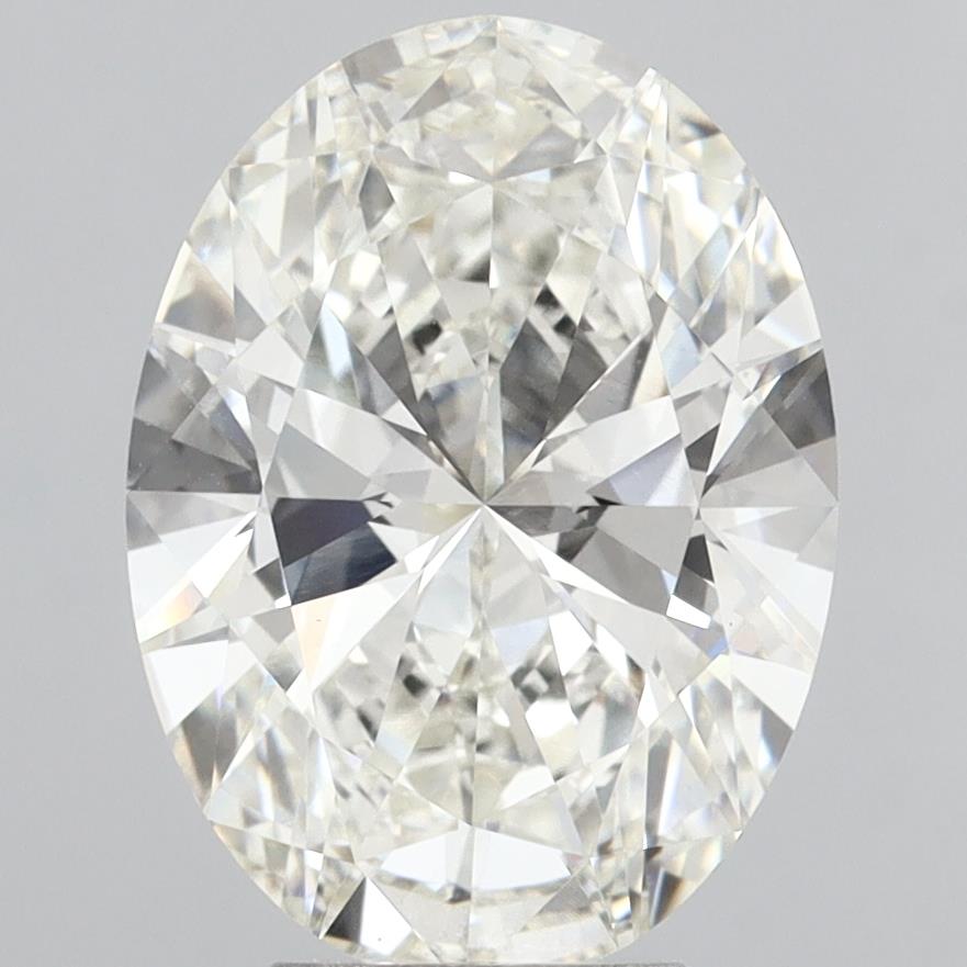 5.55 ct. oval Lab Grown Diamond front image