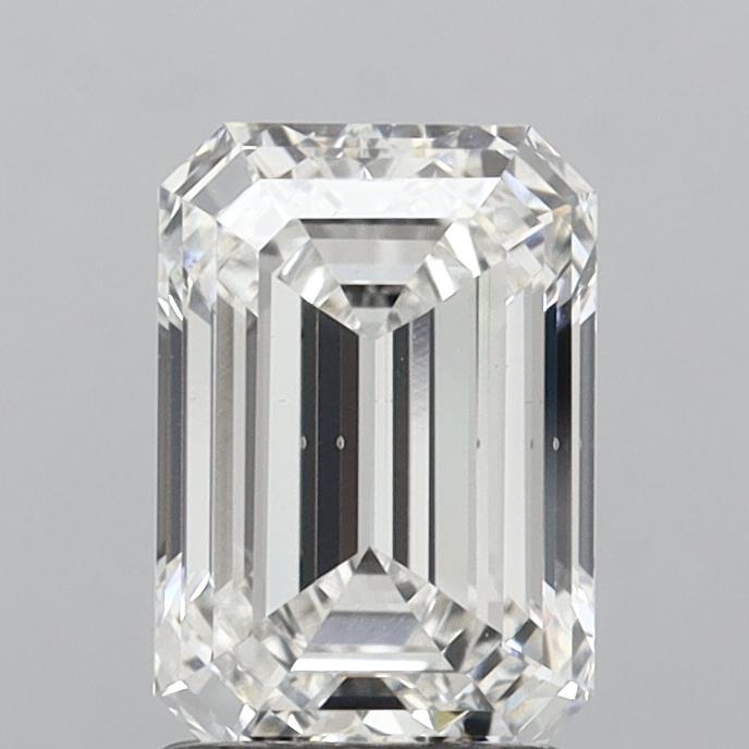 2.50 ct. emerald Lab Grown Diamond front image