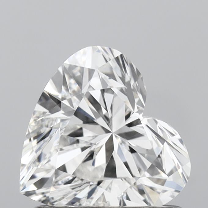 1 carat f VVS2 EX Cut IGI heart diamond