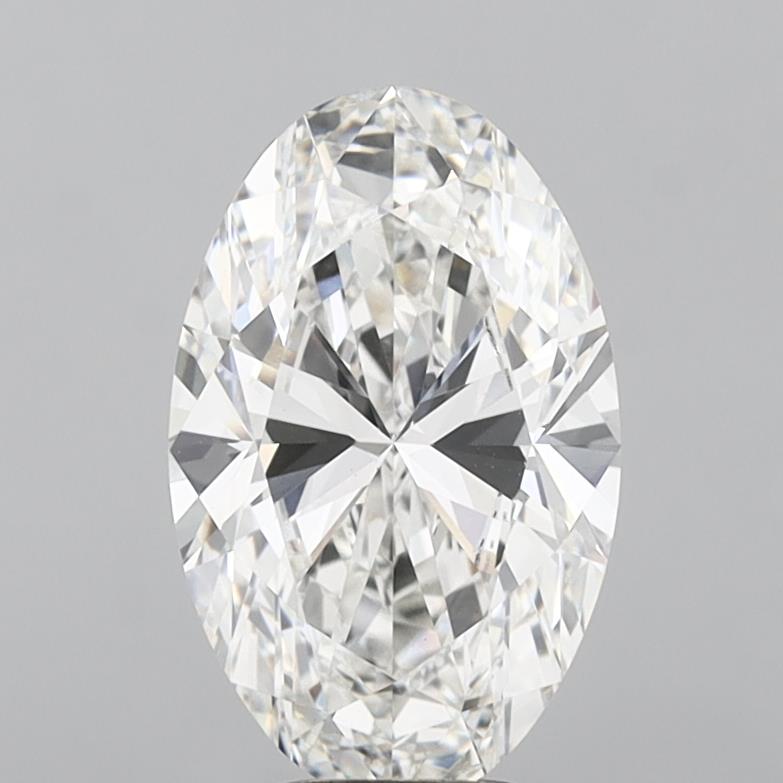 5.00 ct. oval Lab Grown Diamond front image