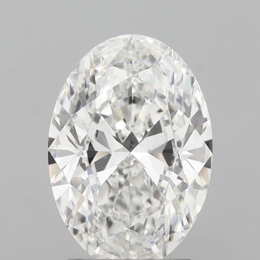 2.72 ct. oval Lab Grown Diamond front image