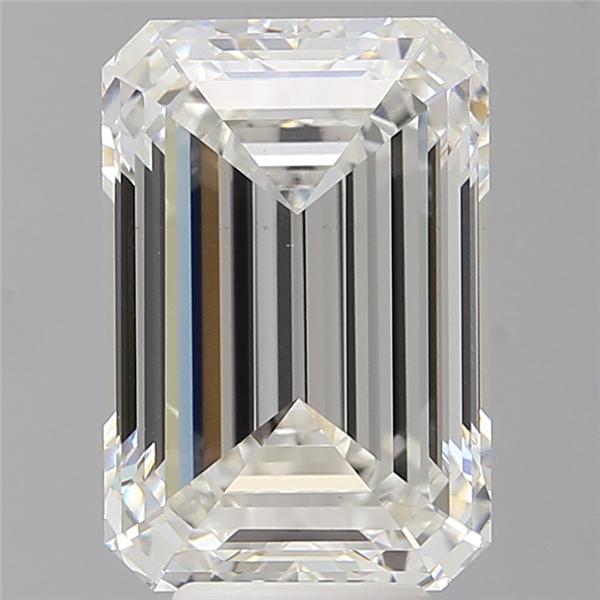 6.53 ct. emerald Lab Grown Diamond front image