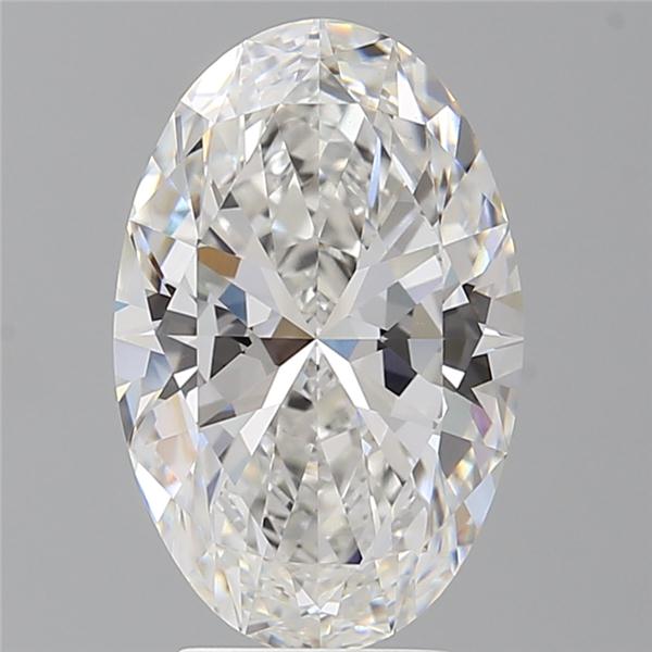 4.04 ct. oval Lab Grown Diamond front image