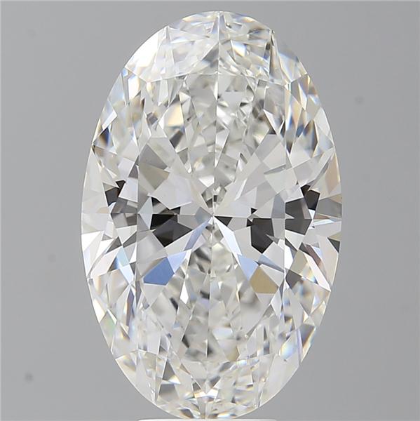 8.09 ct. oval Lab Grown Diamond front image