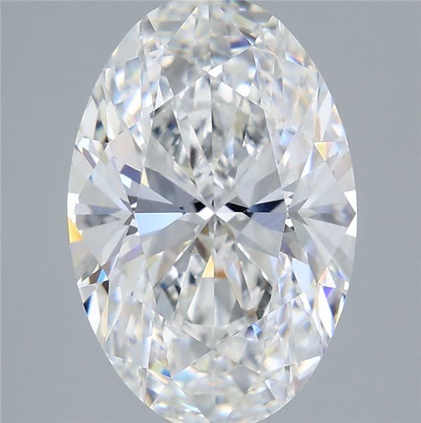 4.02 ct. oval Lab Grown Diamond front image