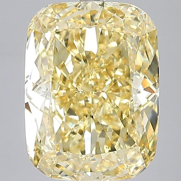 6.33 ct. cushion Lab Grown Diamond front image