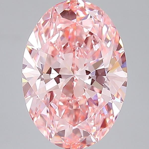 3.08 ct. oval Lab Grown Diamond front image