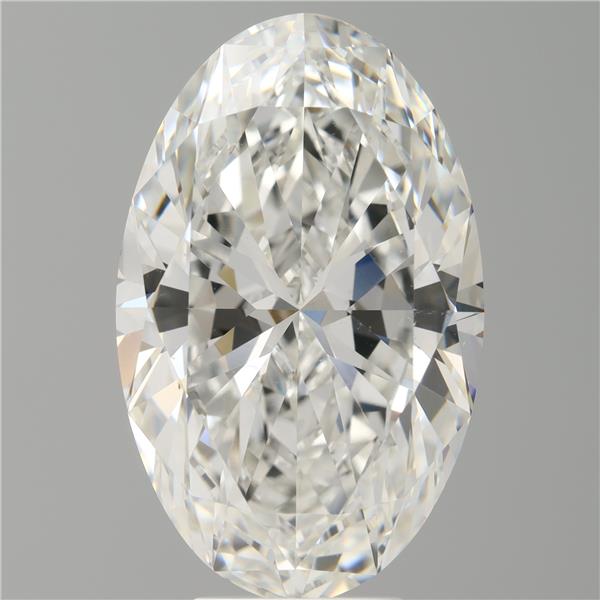7.08 ct. oval Lab Grown Diamond front image