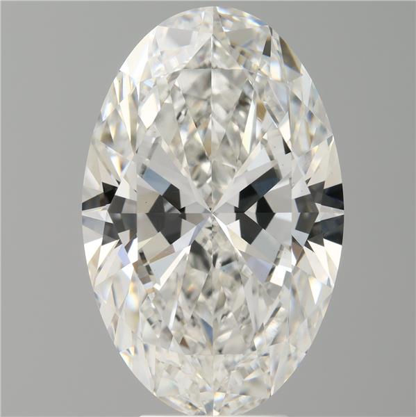 7.08 ct. oval Lab Grown Diamond front image