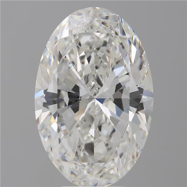 7.04 ct. oval Lab Grown Diamond front image