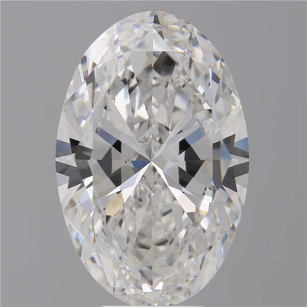 7.04 ct. oval Lab Grown Diamond front image