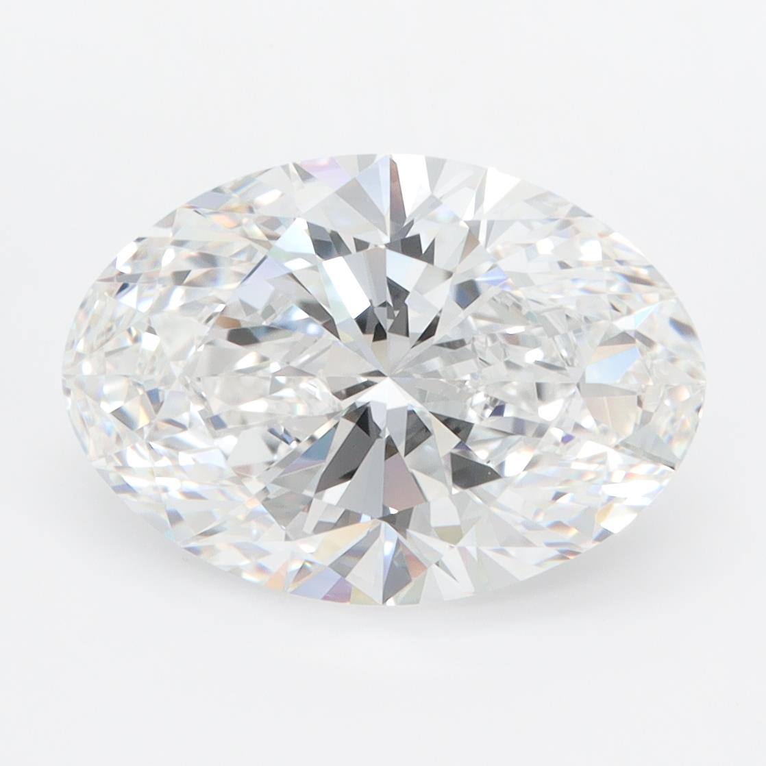 3.95 ct. oval Lab Grown Diamond front image