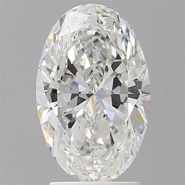 2.56 ct. oval Lab Grown Diamond front image