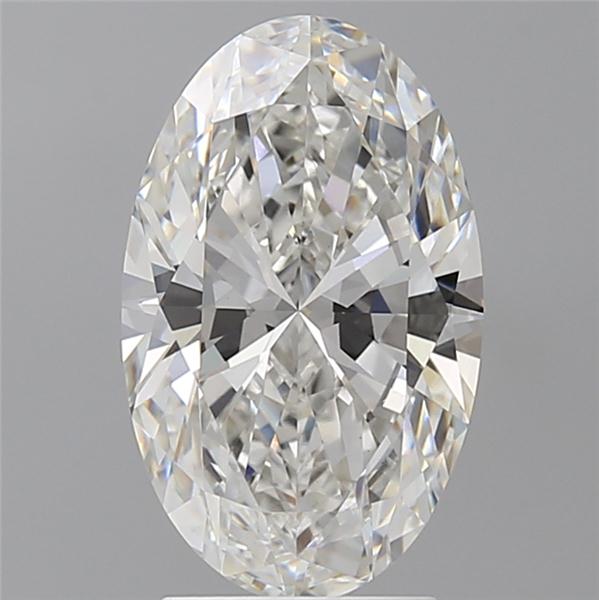 3.02 ct. oval Lab Grown Diamond front image