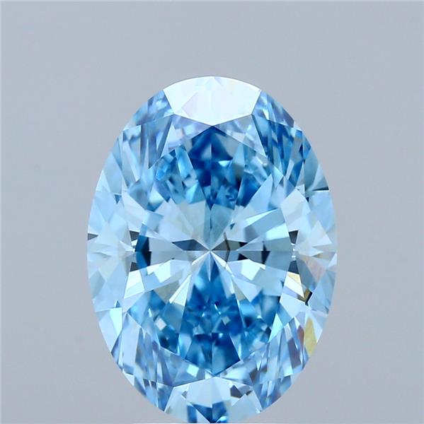 4.11 ct. oval Lab Grown Diamond front image