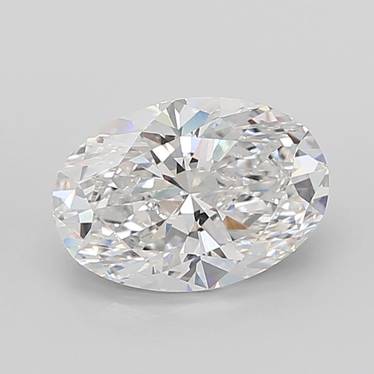 6.05 ct. oval Lab Grown Diamond front image