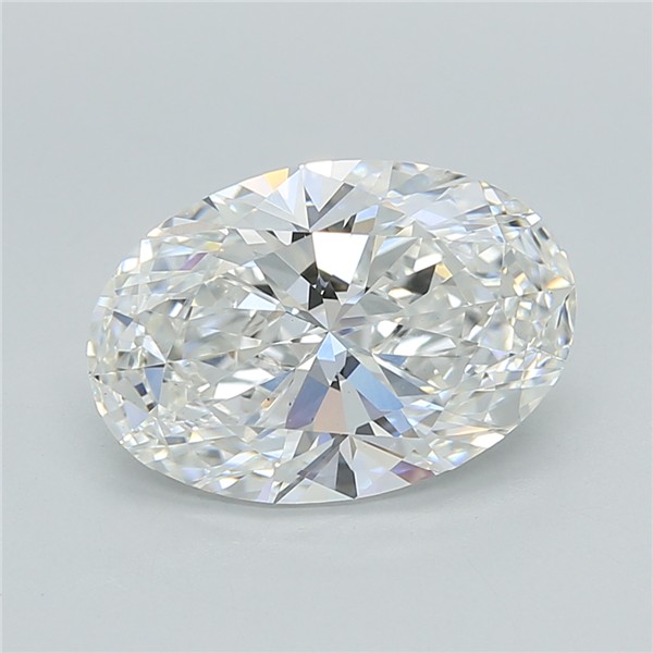 3.05 ct. oval Lab Grown Diamond front image