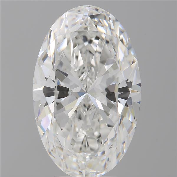 6.04 ct. oval Lab Grown Diamond front image