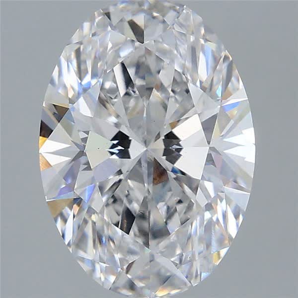 3.03 ct. oval Lab Grown Diamond front image