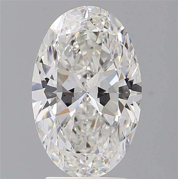 3.02 ct. oval Lab Grown Diamond front image
