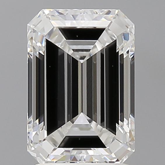 2.57 ct. emerald Lab Grown Diamond front image