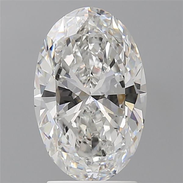2.57 ct. oval Lab Grown Diamond front image