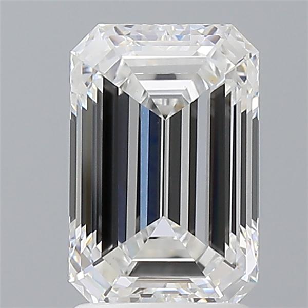 2.10 ct. emerald Lab Grown Diamond front image