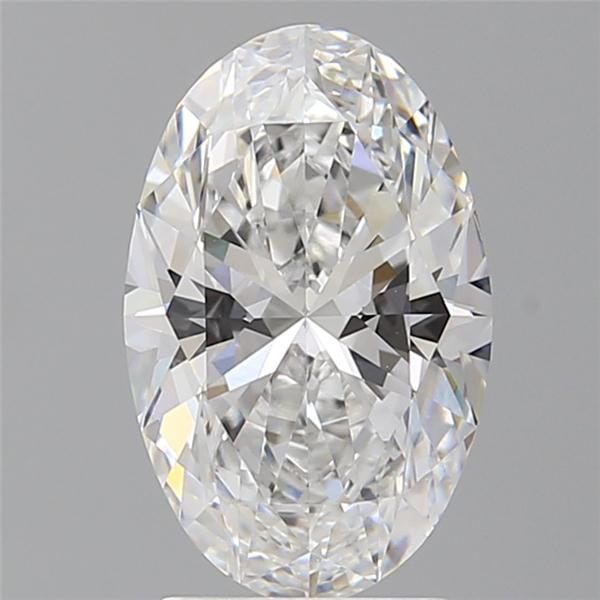 2.60 ct. oval Lab Grown Diamond front image