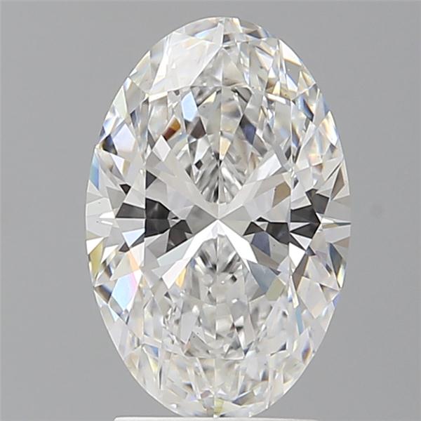 2.60 ct. oval Lab Grown Diamond front image