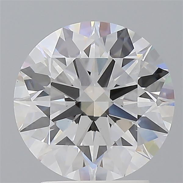 2.60 ct. round Lab Grown Diamond front image