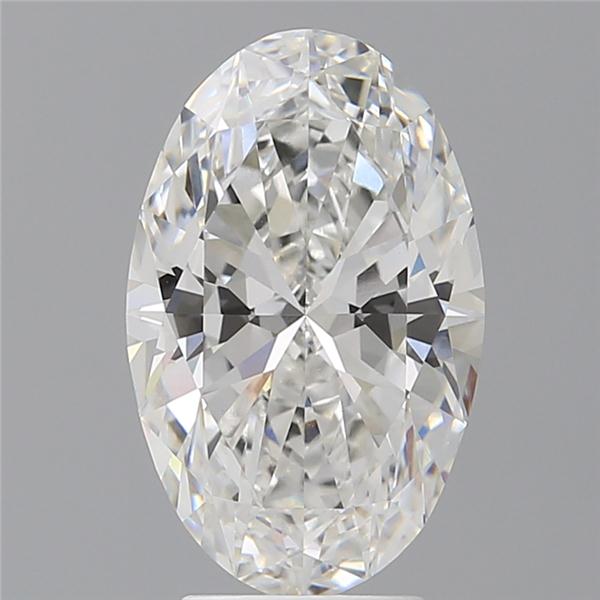 4.09 ct. oval Lab Grown Diamond front image